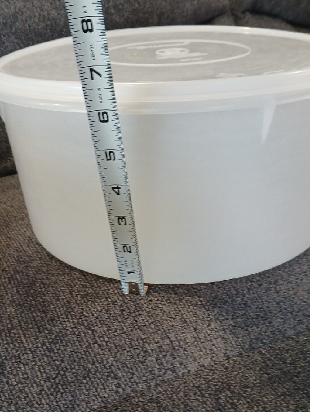Tupperware White Stackable Round Food Container Set - Picture 4 of 8
